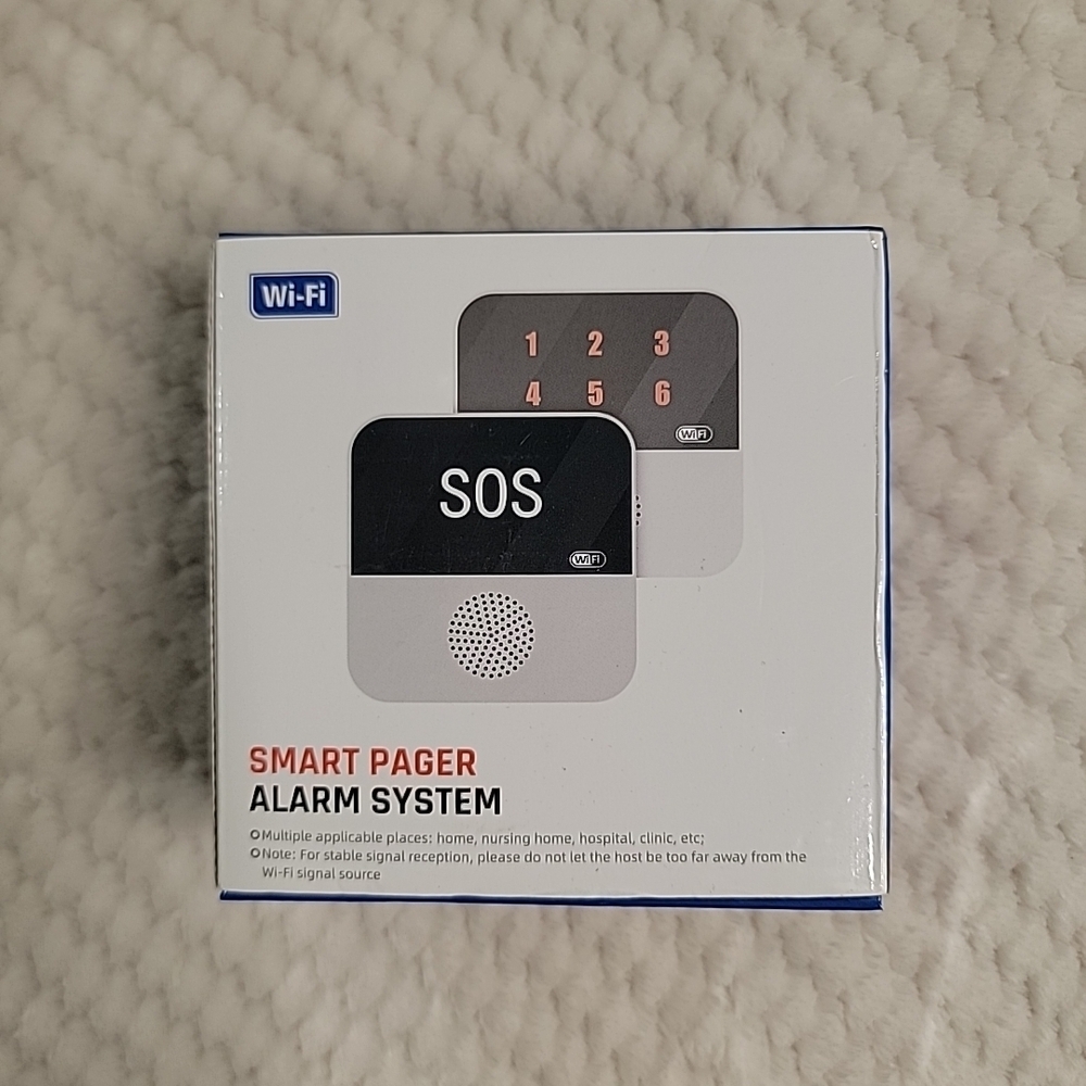 Wi-Fi Smart Pager Alarm System - Black